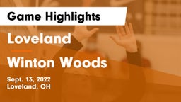 Loveland  vs Winton Woods  Game Highlights - Sept. 13, 2022