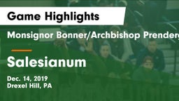 Monsignor Bonner/Archbishop Prendergast Catholic vs Salesianum  Game Highlights - Dec. 14, 2019