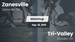 Matchup: Zanesville High vs. Tri-Valley  2016