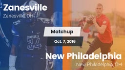 Matchup: Zanesville High vs. New Philadelphia  2016