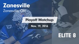 Matchup: Zanesville High vs. ELITE 8 2016