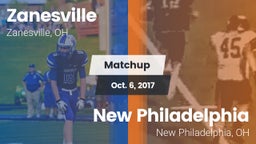 Matchup: Zanesville High vs. New Philadelphia  2017