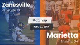 Matchup: Zanesville High vs. Marietta  2017