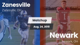 Matchup: Zanesville High vs. Newark  2018