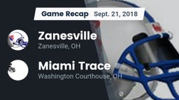 Recap: Zanesville  vs. Miami Trace  2018