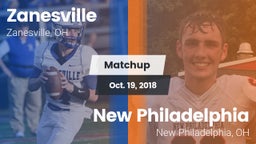 Matchup: Zanesville High vs. New Philadelphia  2018