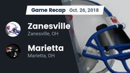Recap: Zanesville  vs. Marietta  2018