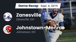 Recap: Zanesville  vs. Johnstown-Monroe  2019