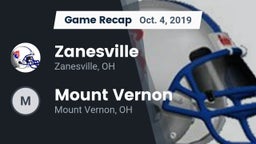 Recap: Zanesville  vs. Mount Vernon  2019