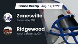 Recap: Zanesville  vs. Ridgewood  2022
