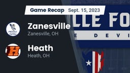 Recap: Zanesville  vs. Heath  2023