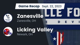 Recap: Zanesville  vs. Licking Valley  2023