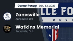 Recap: Zanesville  vs. Watkins Memorial  2023