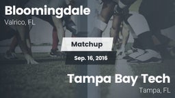 Matchup: Bloomingdale High vs. Tampa Bay Tech  2016