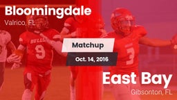 Matchup: Bloomingdale High vs. East Bay  2016