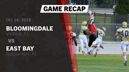 Recap: Bloomingdale  vs. East Bay  2016