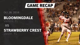 Recap: Bloomingdale  vs. Strawberry Crest  2016