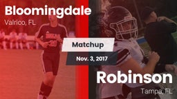 Matchup: Bloomingdale High vs. Robinson  2017