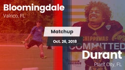 Matchup: Bloomingdale High vs. Durant  2018