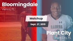 Matchup: Bloomingdale High vs. Plant City  2019