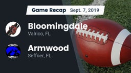 Recap: Bloomingdale  vs. Armwood  2019