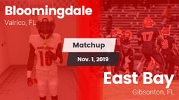 Matchup: Bloomingdale High vs. East Bay  2019