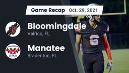 Recap: Bloomingdale  vs. Manatee  2021
