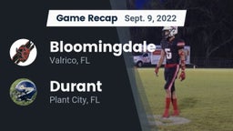 Recap: Bloomingdale  vs. Durant  2022
