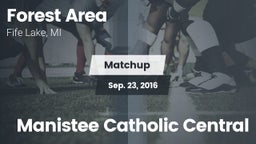 Matchup: Forest Area High vs. Manistee Catholic Central 2016