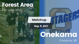 Matchup: Forest Area High vs. Onekama  2017