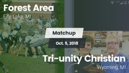 Matchup: Forest Area High vs. Tri-unity Christian 2018
