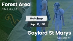 Matchup: Forest Area High vs. Gaylord St Marys 2019
