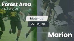 Matchup: Forest Area High vs. Marion 2019