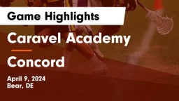 Caravel Academy vs Concord  Game Highlights - April 9, 2024