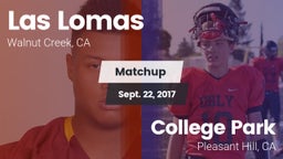 Matchup: Las Lomas High vs. College Park  2017