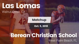 Matchup: Las Lomas High vs. Berean Christian School 2018