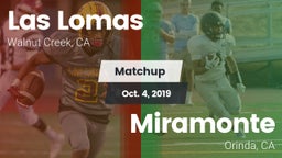 Matchup: Las Lomas High vs. Miramonte  2019