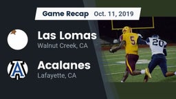 Recap: Las Lomas  vs. Acalanes  2019