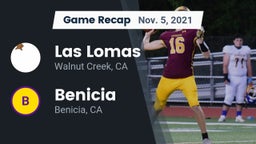 Recap: Las Lomas  vs. Benicia  2021