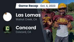 Recap: Las Lomas  vs. Concord  2023