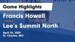 Francis Howell  vs Lee’s Summit North Game Highlights - April 26, 2024
