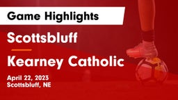 Scottsbluff  vs Kearney Catholic  Game Highlights - April 22, 2023
