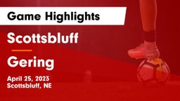 Scottsbluff  vs Gering  Game Highlights - April 25, 2023