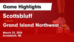 Scottsbluff  vs Grand Island Northwest  Game Highlights - March 23, 2024