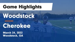 Woodstock  vs Cherokee  Game Highlights - March 24, 2022