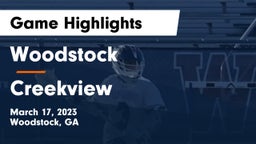 Woodstock  vs Creekview  Game Highlights - March 17, 2023