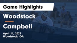 Woodstock  vs Campbell  Game Highlights - April 11, 2023