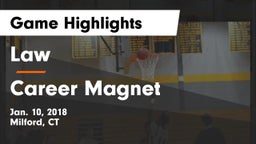 Law  vs Career Magnet Game Highlights - Jan. 10, 2018