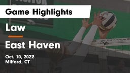 Law  vs East Haven  Game Highlights - Oct. 10, 2022