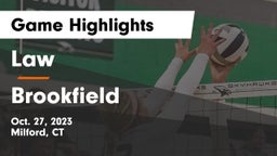 Law  vs Brookfield  Game Highlights - Oct. 27, 2023